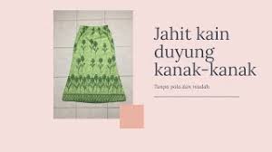 Kita mulai dengan membuat dasar kalung/liontin dengan cara potong kain perca bentuk lingkaran sekecil mungkin/sesuai selera, lalu isi langkah 2: Jahit Kain Duyung Kanak Kanak Youtube
