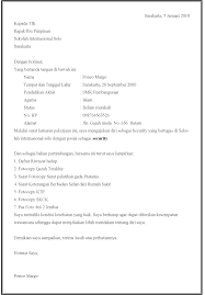 Dan surat lamaran kerja yang baik adalah salah satu faktor anda di terima dalam perkerjaan. 30 Contoh Surat Lamaran Kerja Security Di Berbagai Posisi Contoh Surat