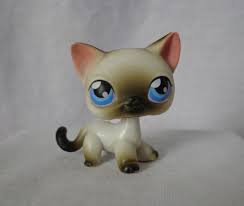 Black And White Siamese Cat Littlest Pet Shop Lps 5 Black White Pink Short Hair Siamese Cat W Blue Eyes Pet Shop Littlest Pet Shop Siamese Cats
