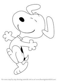 Cartoon Characters Snoopy Drawing Snoopy Cartoon Drawings