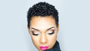 This funky style has a tapered back. Four Things You Need To Do When Growing Out Your Short Natural Hair Black Hair Information
