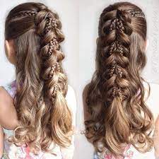 Evin Prensesi Kiz Cocuklarinin Saclarini Buyuleyici Gosteren 12 Orgu Modeli Penteado Para Daminhas Ideias De Penteado Penteados