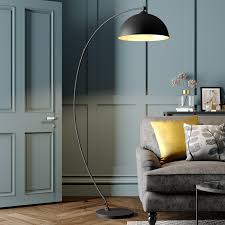 Voyage small and medium jack rabbit nature countryside country style rustic drum lamp shade lampshade 20cm to 30cm. Curved Floor Lamp Jonera Black And Gold Lights Co Uk