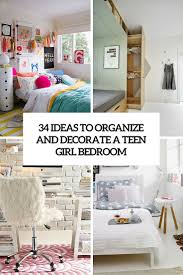 My daughter stays in her room all day. 34 Ideas To Organize And Decorate A Teen Girl Bedroom Digsdigs