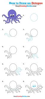 How To Draw An Octopus Really Easy Drawing Tutorial This article will show you some techniques in drawing both a realistic and a cartoon octopus. how to draw an octopus really easy
