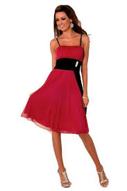 Empire Spaghetti Strap Party Prom Dress Evening Cocktail Dresses H1254 Red Black Ebay Evening Wear Dresses Red Cocktail Dress Cocktail Bridesmaid Dresses