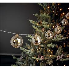 10 Disco Ball String Lights Battery Operated Homebase