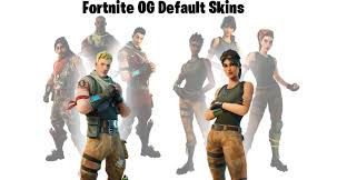 Contact privacy policy terms of service privacy policy terms of service Og Default Fortnite Skins In Today S Item Shop Royale Originals Battle Classics Set Fortnite Insider