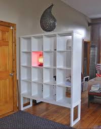 Watch the construction of our diy studio apartment room divider. Ikea Kallax Turns Into High Impact Room Divider Ikea Hackers Ikea Room Divider Living Room Divider Kids Room Divider