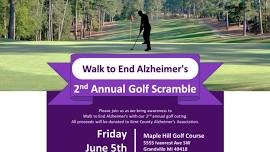 2nd Annual Walk to End Alzheimer's Golf Scramble