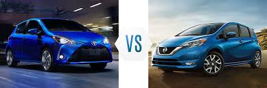 Significantly more refined, the yaris ia sedan is more enjoyable to drive than any hatchback. 2017 Toyota Yaris Vs Nissan Versa Note Swope Toyota