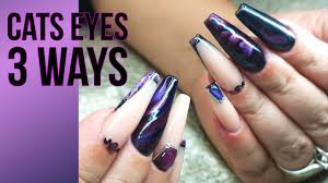 Easy application for cat eye gel polish: Things You Can Do With Cat Eyes Magnetic Gel Polish Youtube