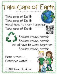 Free Original Poem Perfect For Earth Day And Learning About Caring For Our Earth Includes Three More Origina Earth Day Poems Shared Reading Kindergarten Poems