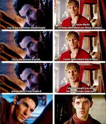 Arthur Does Know It And All Merlin Wanted To Do Was Get His Magic Back So He Could Save Arthur Merlin Funny Merlin Memes Merlin Fandom