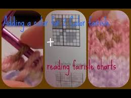 Adding A Color Knitting 2 Color Fairisle Reading A Fairisle Chart