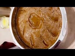 طريقة العصيدة الكويتية الأصلية من سناب سليمان القصار Youtube Food Menu Food Arabic Dessert
