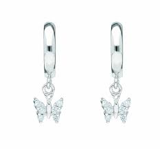 Flongo herren ohrstecker creolen damen ohrringe, edelstahl ohrstecker ohrringe silber schwarz gold stecker runden. Adelia S Damen Silberschmuck 925 Silber Ohrringe Creolen Schmetterling Mit Zirkonia O 11 9 Mm Silber Galeria Karstadt Kaufhof