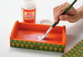 Mod podge is not great for thinner paper and you have too use quite a lot of it to make it work properly. Mod Podge Basics 28 Mod Podge Crafts Favecrafts Com