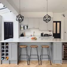 grey kitchen interior