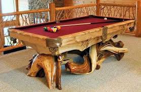 Wooden New Pool Table 2 Rustic Game Tables Rustic Games Pool Table