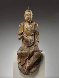 Bodhisattvaperiod Ming Dynasty 1368 1644 Date 16th 17th Century Culture China Medium Wood With Lacquer And Gild Buddhism Art Bodhisattva Asian Sculptures