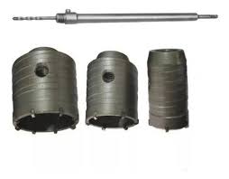 Kit Serra Copo Videa 5 Pc De 35mm A 55mm Haste 25cm Sds Plus Lotus Serra Copo Magazine Luiza