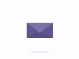 Minimal Envelope Animation By Sandhya On Dribbble Powerpoint Animation Motion Graphics Gif Envelope Illustration