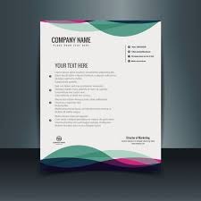 Download Colorful Letterhead Template For Free Plantillas De Cartas Membrete Portadas Word