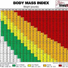 Body Mass Index Chart For Youth Cdc Body Mass Index Chart
