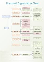 Divisional Organizational Chart