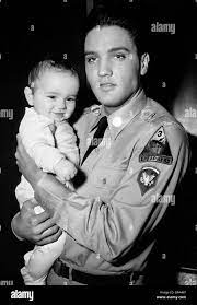 Elvis Presley With Baby G I Blues 1960 Stock Photo Alamy