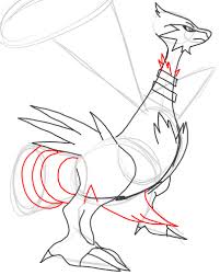 You can print or download these black and white colouring sheets easy. How To Draw Reshiram From Pokemon In Easy Steps Lesson For Kids Page 3 Of 4 How To Draw Step By Step Drawing Tutorials