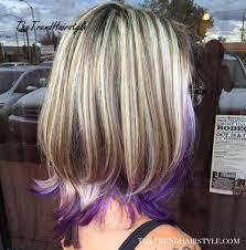 50 photos of celebrities' short haircuts and hairstyles done right. Purple And Violet For Black Hair 40 Versatile Ideas Of Purple Highlights For Blonde Brown And Red Hair The Trending Hairstyle