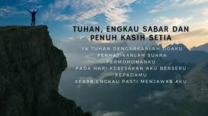 We did not find results for: Tuhan Engkau Sabar Dan Penuh Kasih Setia Puisi Rohani Mzr 85 86 Youtube