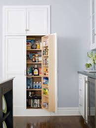 built in white kitchen pantry cabinet