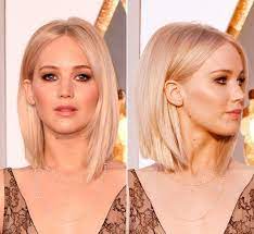 Jennifer Lawrence S Academy Awards Hair Blonde Sleek Stunning Straight Hairstyles Pin Straight Hair Long Bob Hairstyles