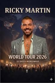 🚨 GLOBAL SHOCKWAVE: RICKY MARTIN OFFICIALLY UNLEASHES 2026 WORLD TOUR — 32 DATES, 3 CONTINENTS, AND A SECRET SENDING FANS INTO TOTAL CHAOS 🎤✨ The silence is over… and the triumphant return