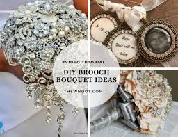 Or the following diy version using styrofoam, a wooden dowel and spray paint. Brooch Bouquets Easy Diy Ideas You Will Love Video Tutorial