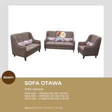 Terlebih saat ini sudah banyak model dan desain sofa sudut minimalis hingga sofa l bed dengan model mewah. Sofa Tamu Minimalis 321 Set Otawa Sofa Tamu Free Bantal Cantik Medan Papamama Jual Sofa Murah Shopee Indonesia