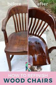 How To Refinish Wood Chairs The Easy Way Designertrapped Com Wood Chair Makeover Wood Chair Painted Wood Chairs