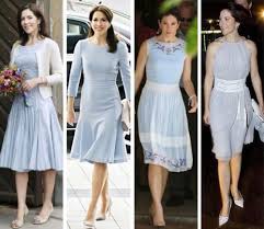 Crown Princess Mary In Baby Blue Dresses Royal Roaster Princess Mary Royal Dresses Princess Style