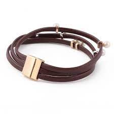 Check out our milano leather selection for the very best in unique or custom, handmade pieces from our shops. Milano Leather Bracelet For Women M68 Coffee