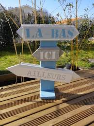 Panneau Indicateur Esprit Vacances Panneau Bois Jardin Panneau Bois Arches De Mariage Rustiques