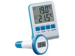 Thermometre Numerique De Bassin Et De Piscine Avec Recepteur Radio Lcd Ipx8 Pearl Fr