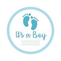The striped background and colorful rainbow title make these cards elegant and adorable. Baby Shower Card With Pacifier And Lettering It S A Boy Hand Draw Style 1889405 Vector Art At Vecteezy