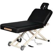 Adjustable Back Rest Electric Lift Massage Table Black 30 Width Sc 3001 By Sierra Comfort Sc 3001 Black Massage Table Massage Tables Salon Equipment Furniture