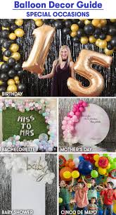 Happy Birthday Party Balloon Decoration Ideas Without Helium Diy Balloon Garlands And Photo Booth Backdrops Add A Wow Factor To Every Party Think About Adding Birthday Party Balloon Birthday Balloon Decorations Balloons
