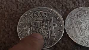 Xixe siècle, dans la campagne française. Four Silver Pieces Of Eight 8 Reale Coins Youtube