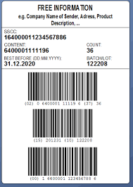 Nutrition facts labels in black and white set stock vector. Gs1 Logistic Label Guideline Gs1