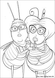 Coloring pages for bee movie are available below. Bee Movie Coloring Picture